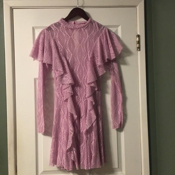 Free People Rock Candy Lace A-line Wisteria Dress - Picture 3 of 8